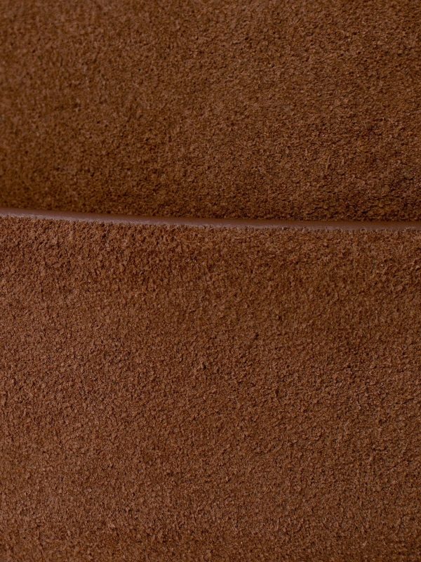 Silver Ostrich Brown Suede Blue Ocean Belt - Image 4