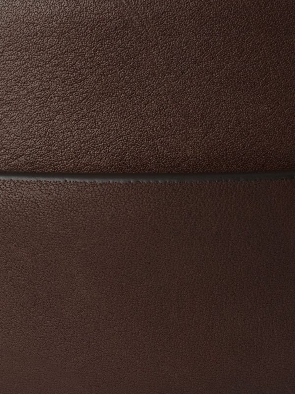 Silver Ostrich Brown Vintage Pink Coral Belt - Image 4