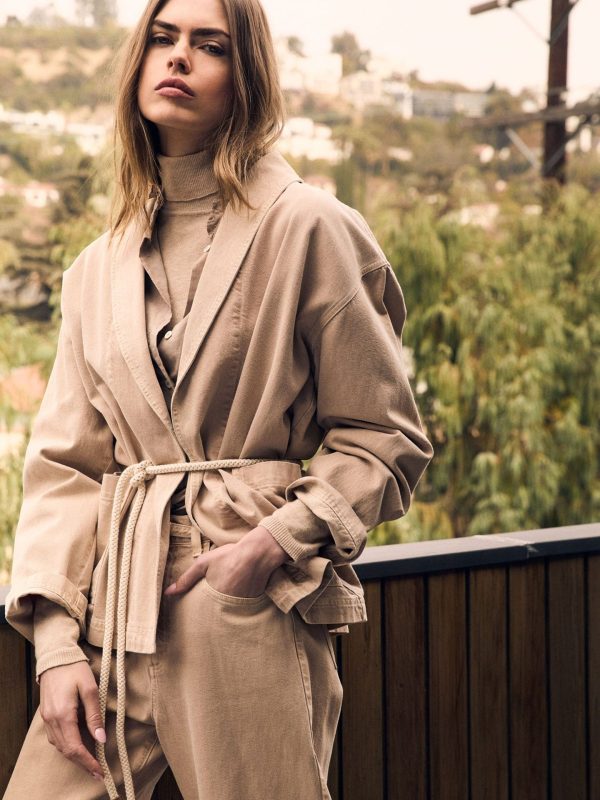 Khaki Willis Denim Jacket - Image 2