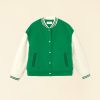 Green Chalk Varsity Jacket - Image 5