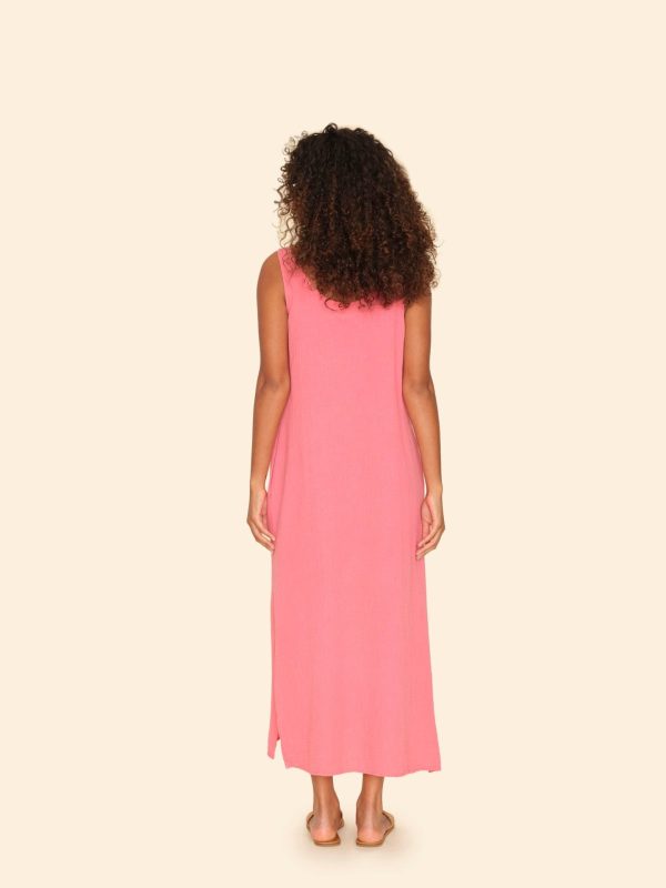 Sunset Coral Amelin Dress - Image 2