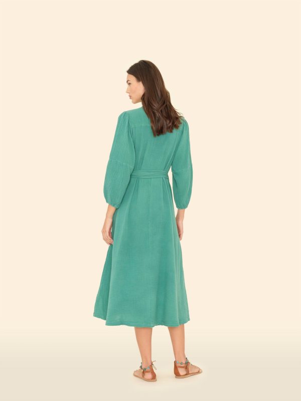 Bottle Green Selene Dress - Image 2