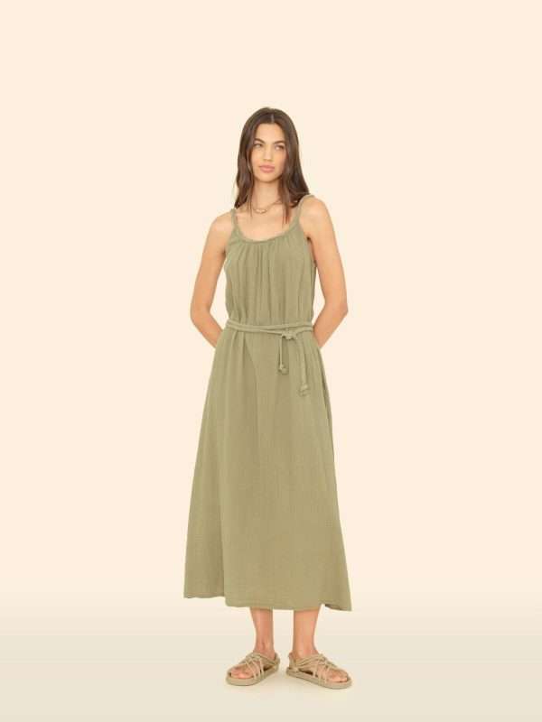 Dark Seagrass Braiden Dress
