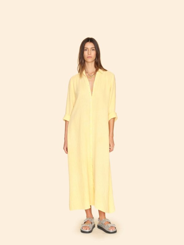 Daisy Yellow Boden Gauze Dress