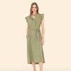 Dark Seagrass April Dress - Image 3