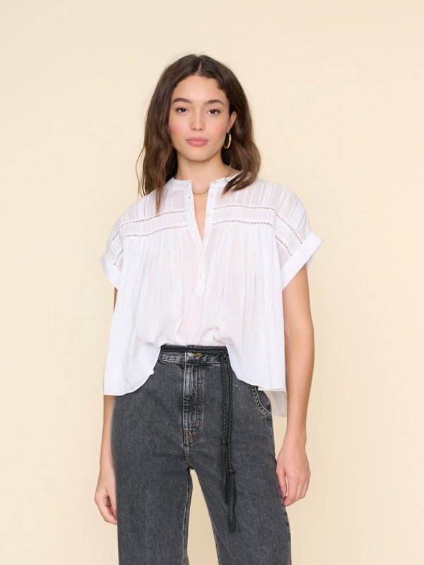 White Louelle Top
