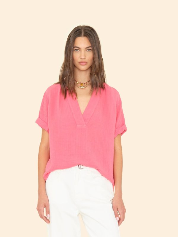 Sunset Coral Avery Top - Image 3