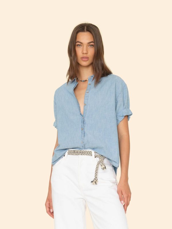 Dusty Blue Channing Shirt