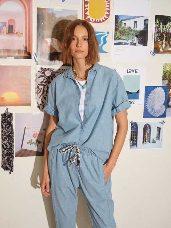 Dusty Blue Channing Shirt - Image 2