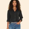 Washed Black Asher Twill Shirt