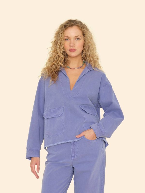 Pigment Skipper Reece Denim Top