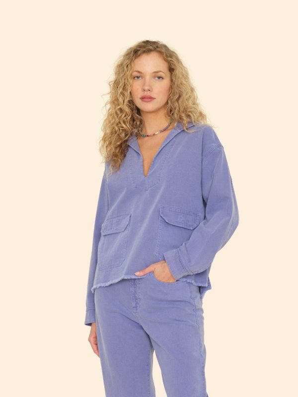 Pigment Skipper Reece Denim Top - Image 5