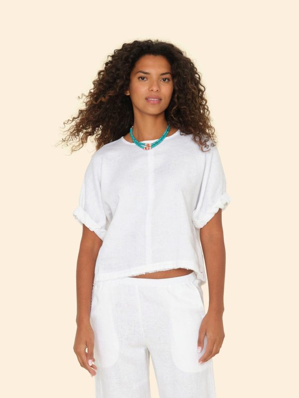White Savoye Top