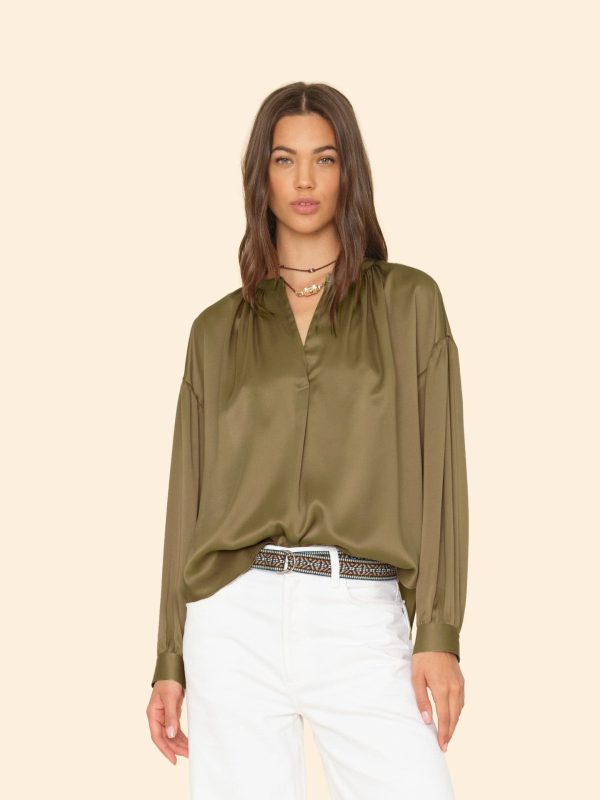 Olive Gold Mayson Top