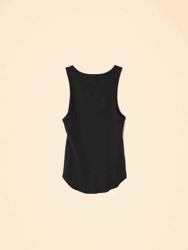 Black Arynn Wide Rib Tank Top - Image 5