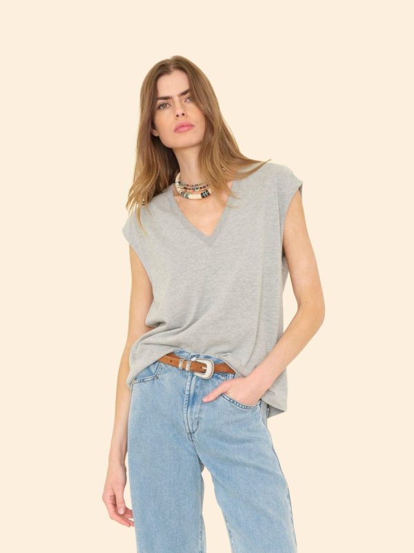 Heather Grey Dax Tee