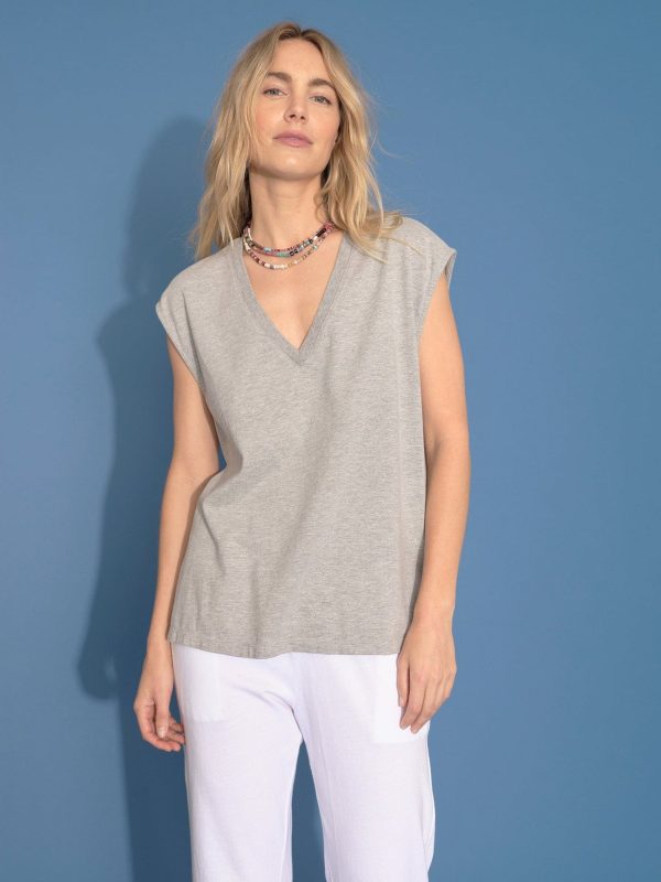 Heather Grey Dax Tee - Image 2