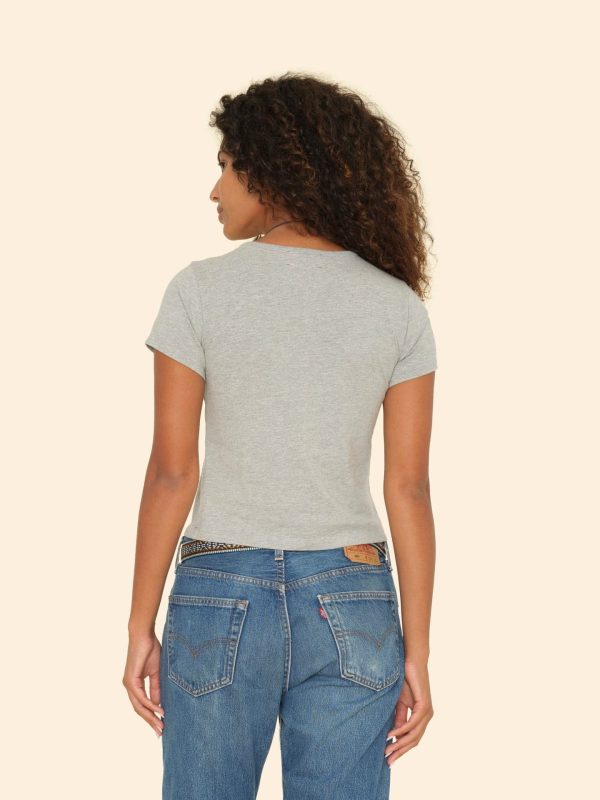 Heather Grey Pixie Tee - Image 2