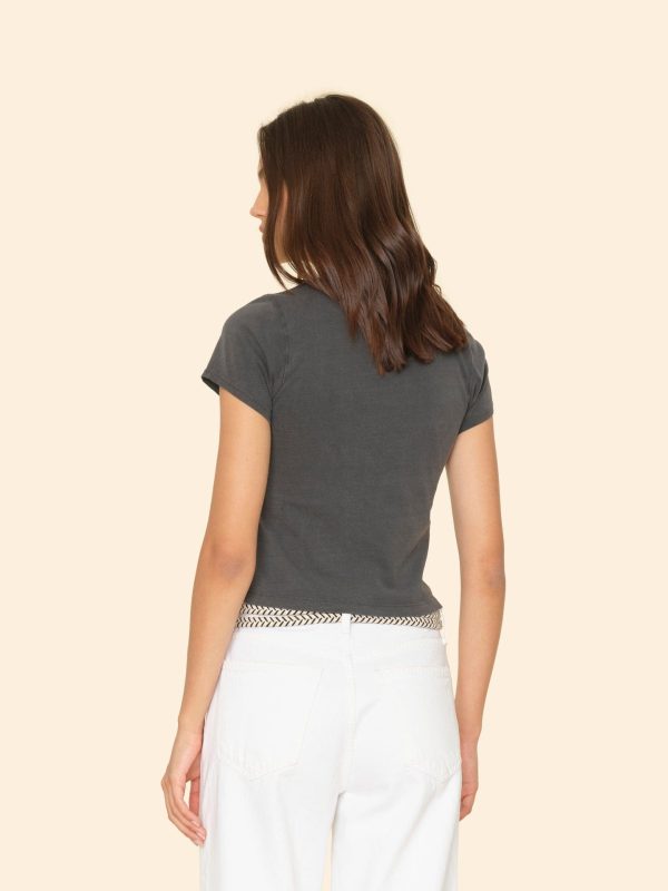 Vintage Black Pixie Tee - Image 2
