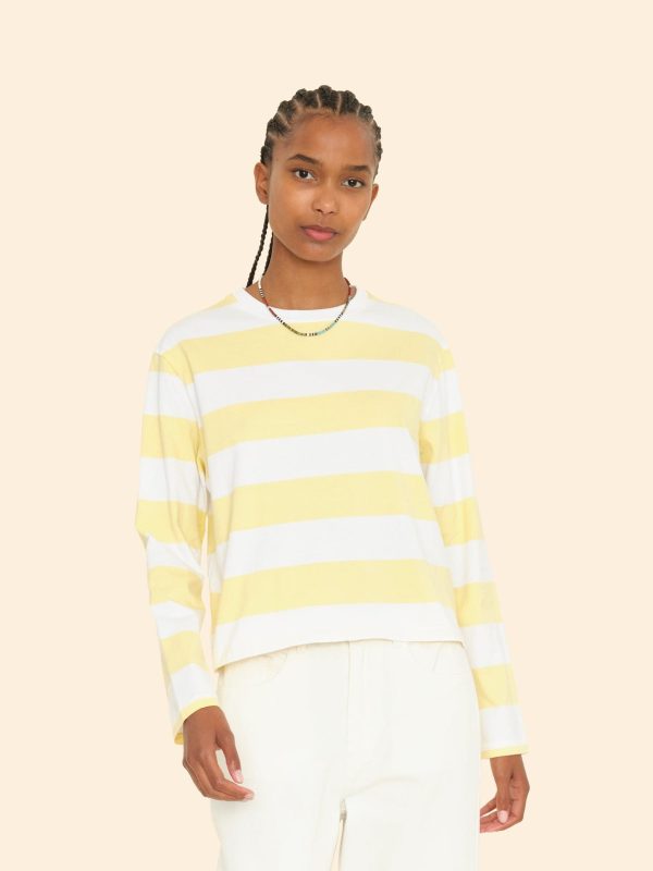 Sundial Yellow Terrance Tee - Image 4