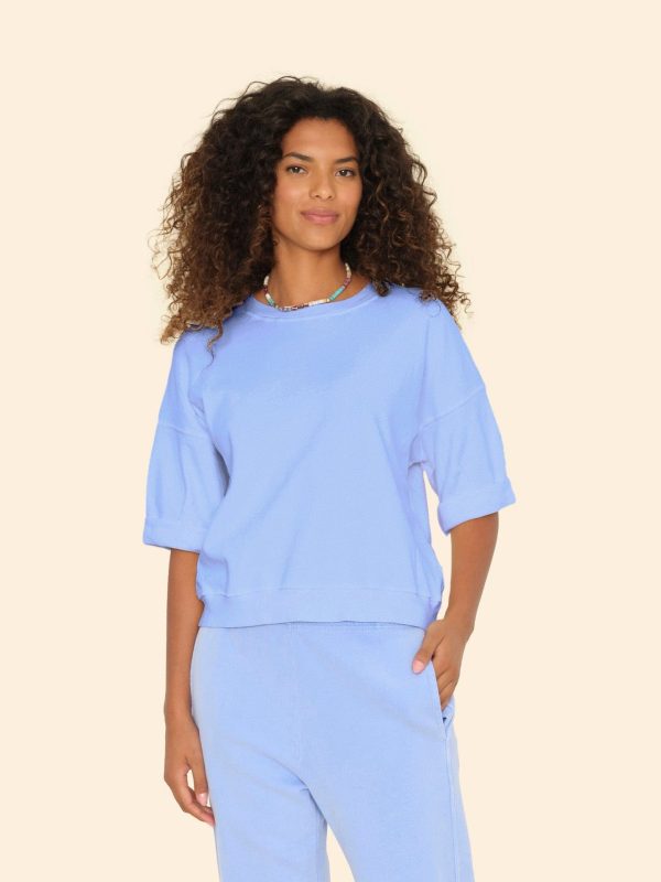 Blue Agate Trixie Terry Sweatshirt