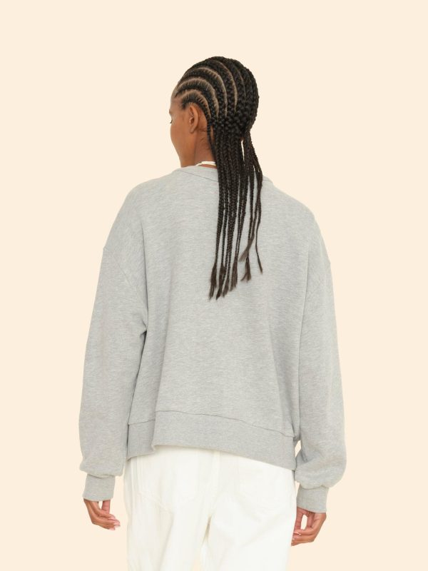 Heather Grey Benny Cardigan - Image 3