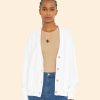 White Benny Cardigan
