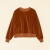 Brown Sugar Huxley Velour Sweatshirt - Image 3