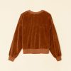 Brown Sugar Huxley Velour Sweatshirt - Image 4