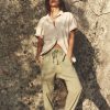 Dark Seagrass Draper Pant