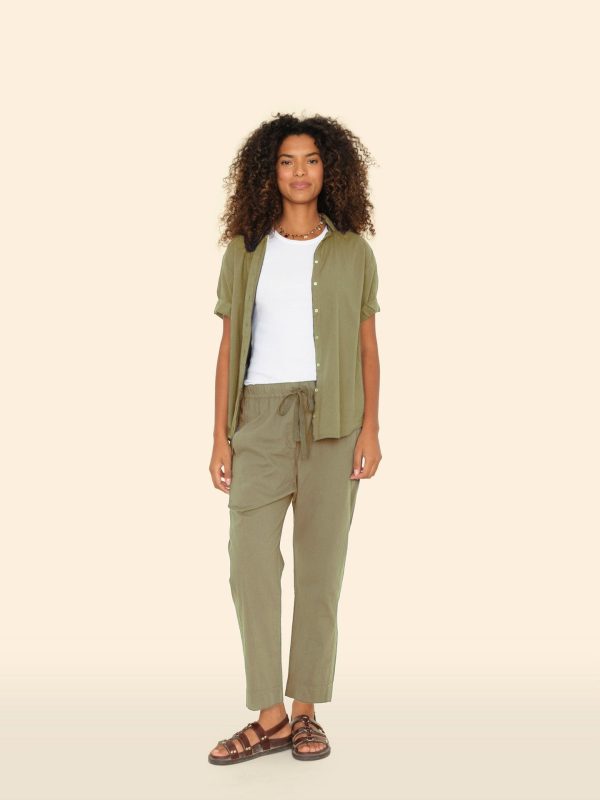 Dark Seagrass Draper Pant - Image 2