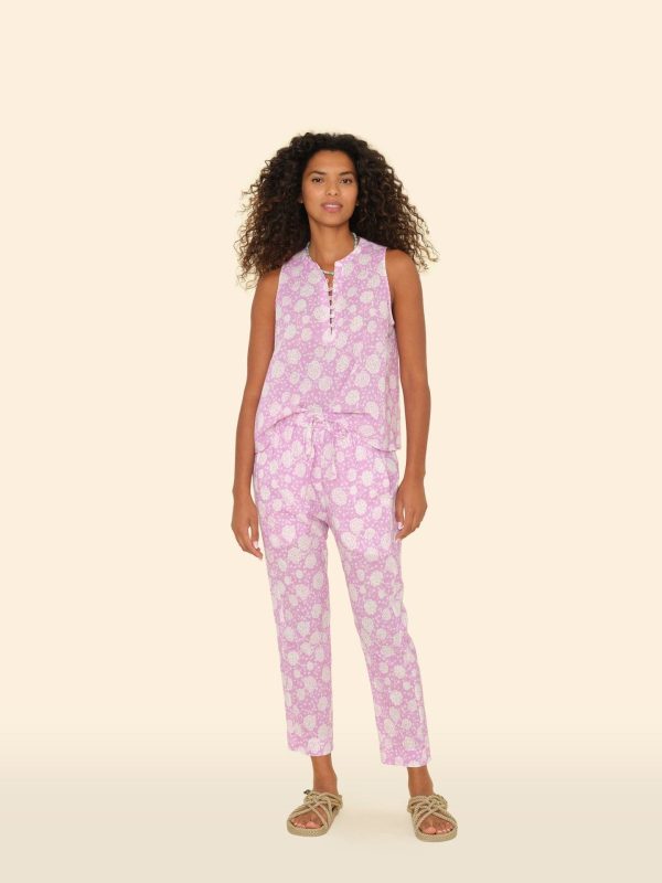 Orchid Pink Draper Pant