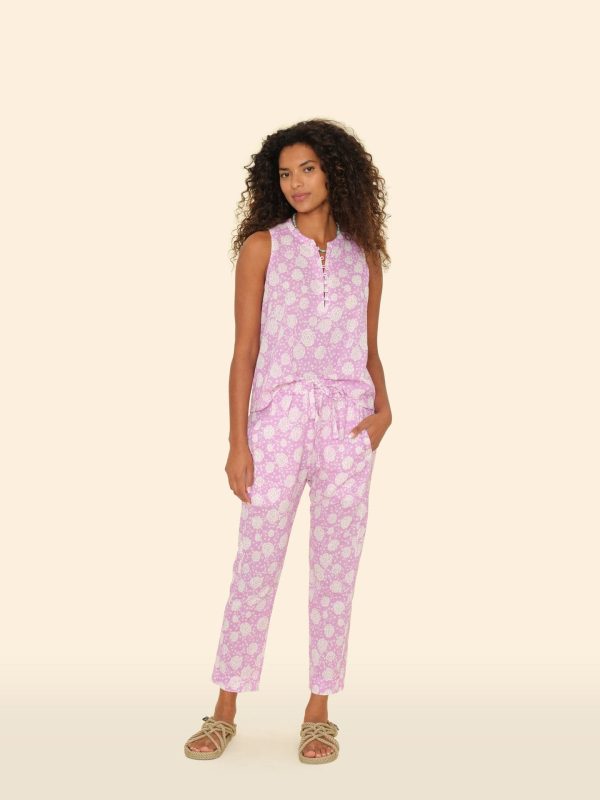 Orchid Pink Draper Pant - Image 3