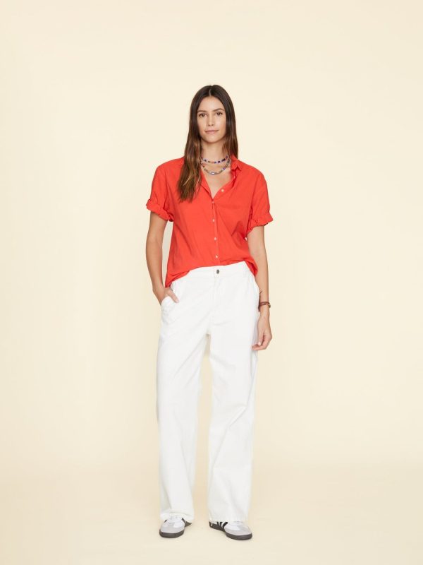 White Garrett Denim Pant