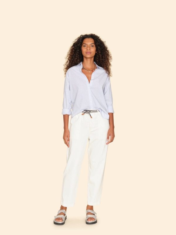 White Mercer Denim Pant