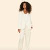 Oyster Shell Bella Silk Pant - Image 3