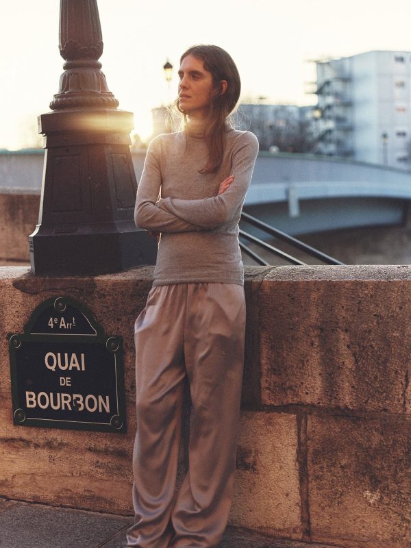 Pebble Grey Bella Pant - Image 2