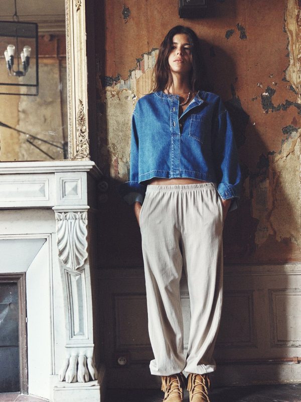Heather Grey Crispin Pant - Image 2