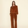Brown Sugar Mavis Velour Sweatpant - Image 4