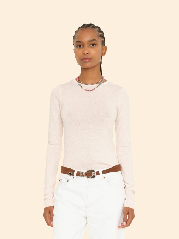Pink Whisper Crewe Sweater - Image 3