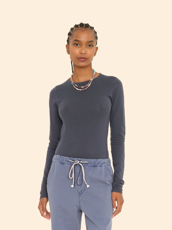 Zinc Blue Crewe Sweater
