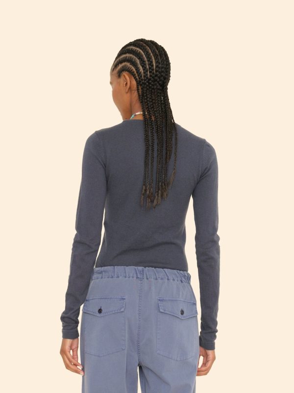 Zinc Blue Crewe Sweater - Image 2