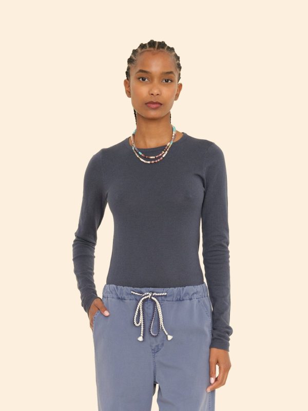 Zinc Blue Crewe Sweater - Image 3